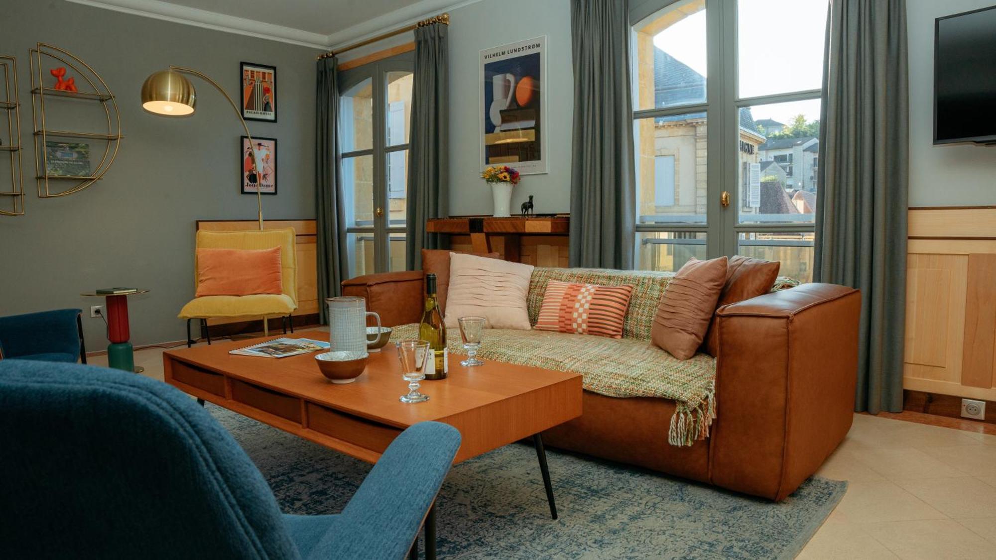 Superbe Appartement 132M2, Classe 5 Etoiles, Sarlat Centre Buitenkant foto